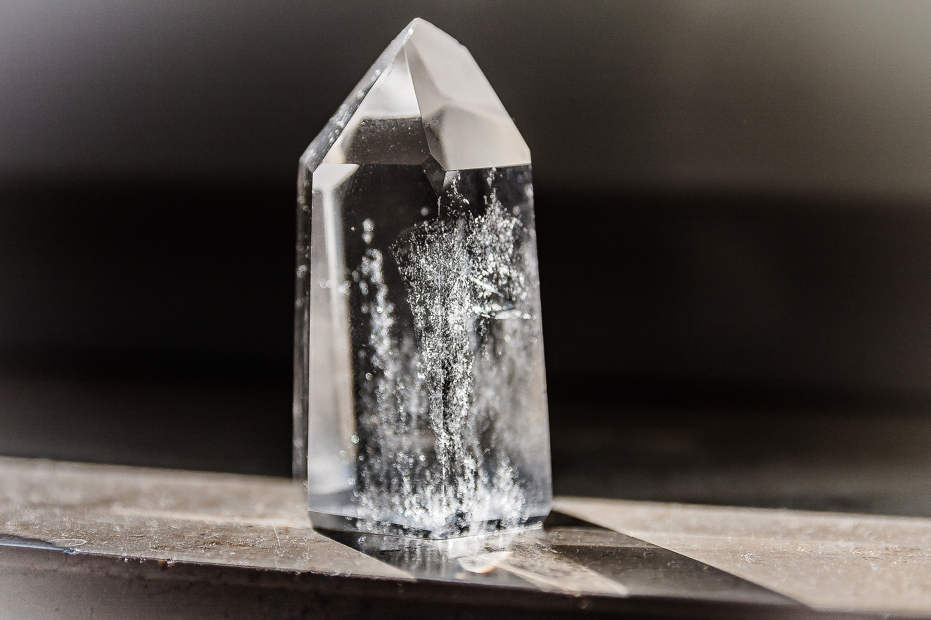A clear crystal